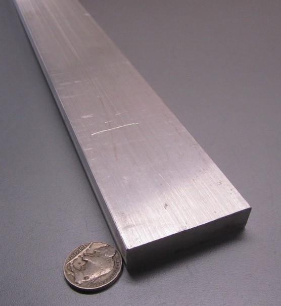 2024 T351 Aluminum Bar, 1/2″ (.500″) Thick x 2.0″ Wide x 36″ Length