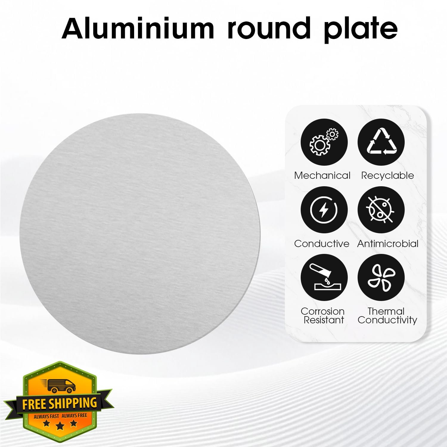 Uxney Aluminum Disc 6″ Dia 24Ga 2 Pack