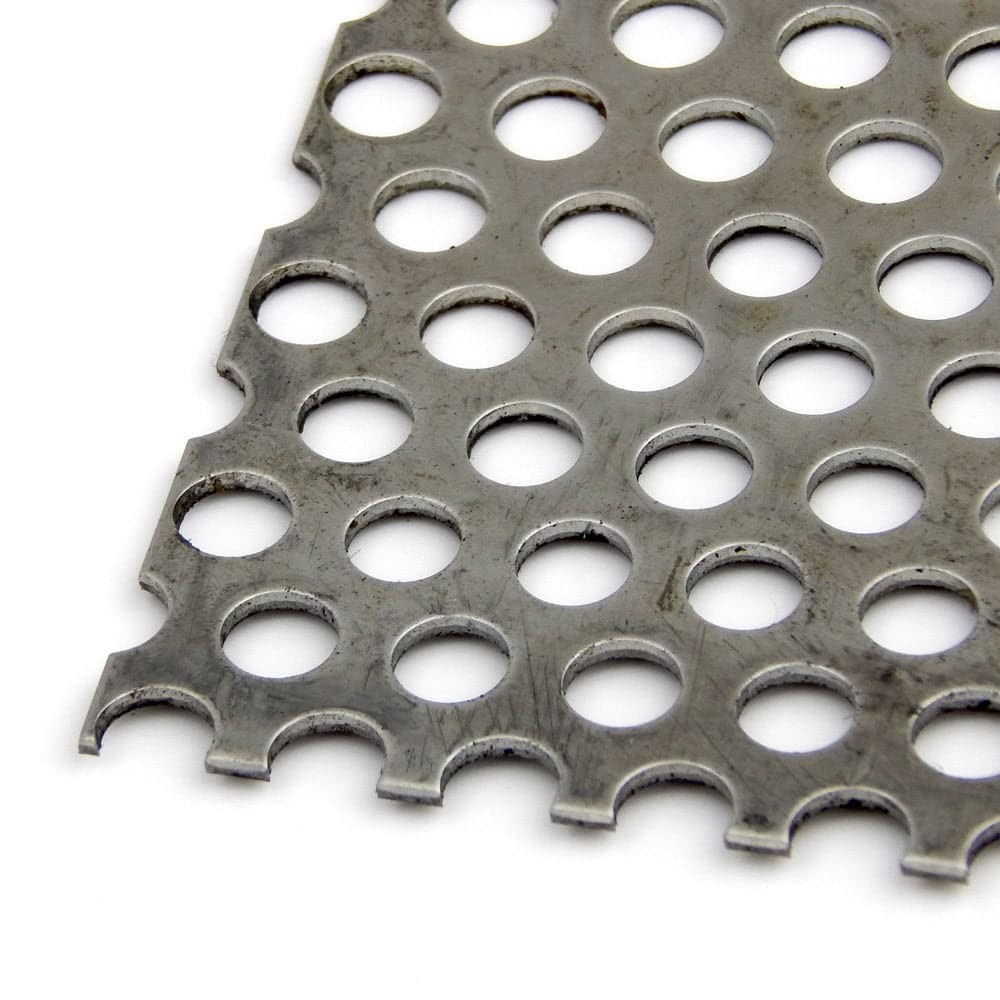 304 Stainless Steel Perforated Sheet Unpolished (Mill) Finish Annealed