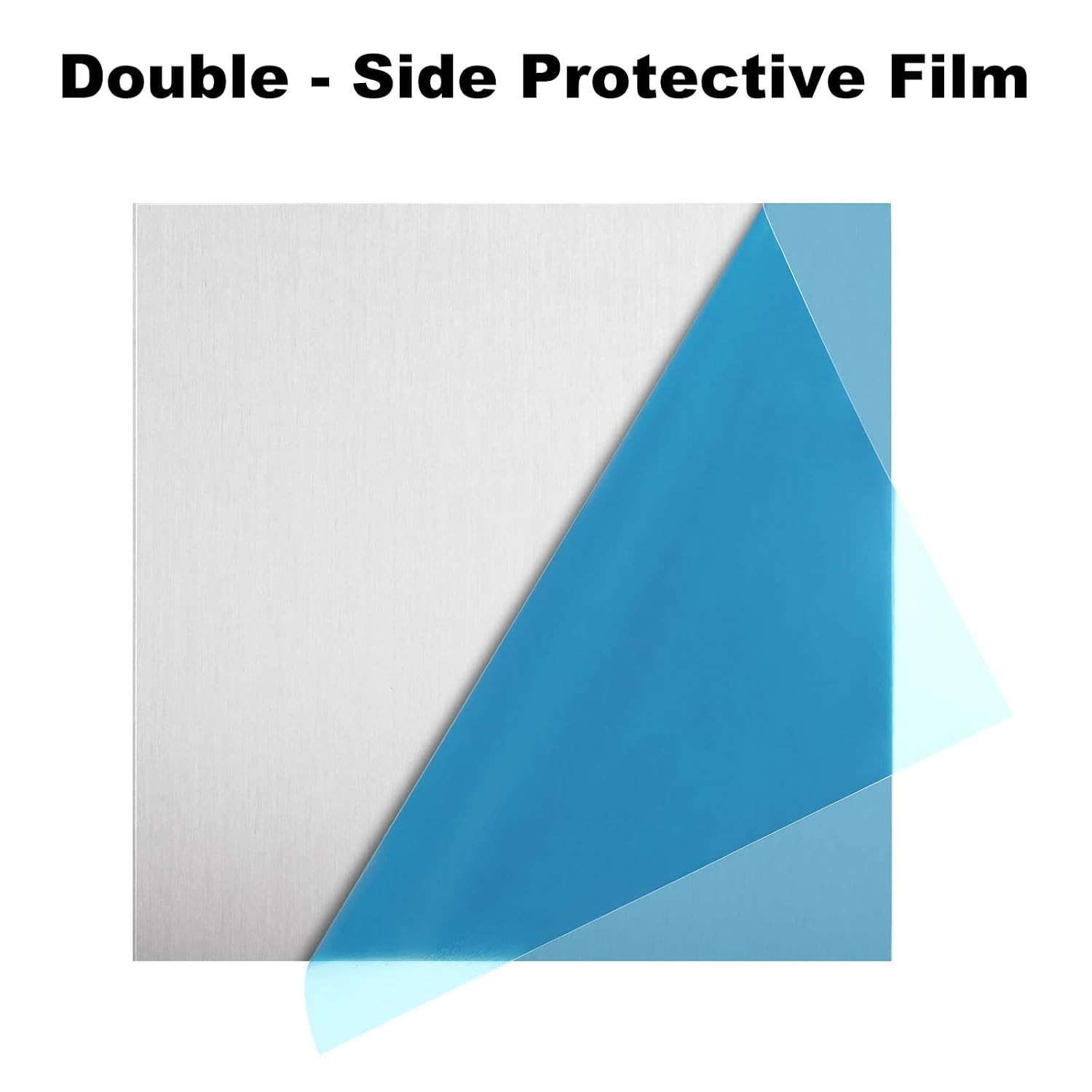 2 Pack 6061 T6 Aluminum Sheet Metal 6 X 6 X 0.236 (1/4) Inch Flat Plain Plate Pa