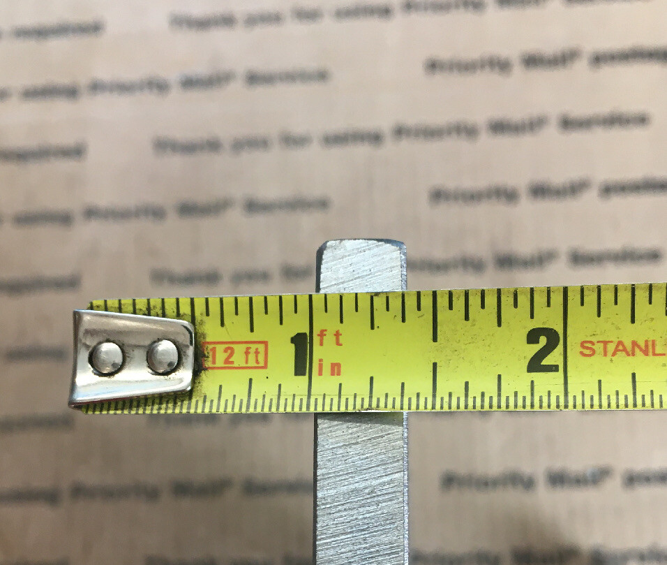 3/8 X 4 Flat Steel Bar 10” Length A-36