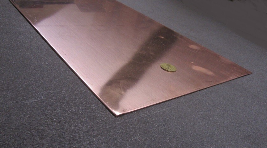 110 Copper Sheet Soft H02 .062″ Thick x 12.0″ Wide x 48.0″ Length