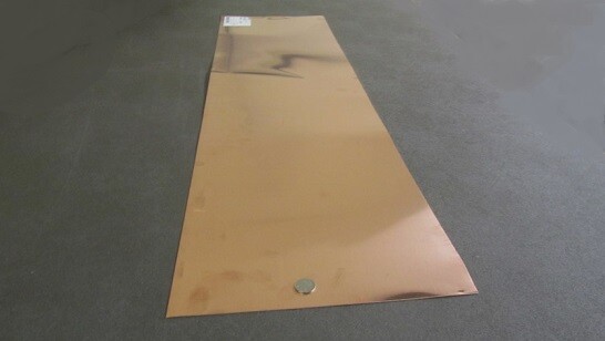 110 Copper Sheet Soft Annealed .021″ Thick x 12.0″ Wide x 48.0″ Length
