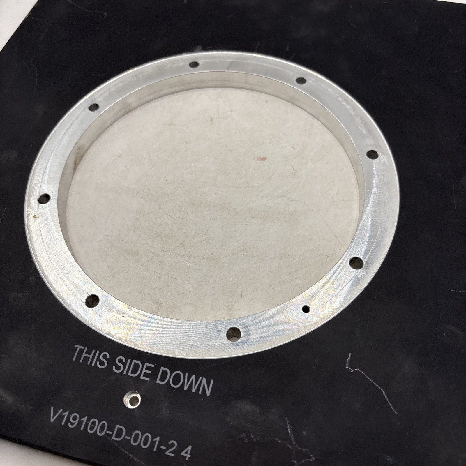 Industrial Stainless Steel Plate 12x12x1/2 Inches For Parts, Art, Or Other As Is