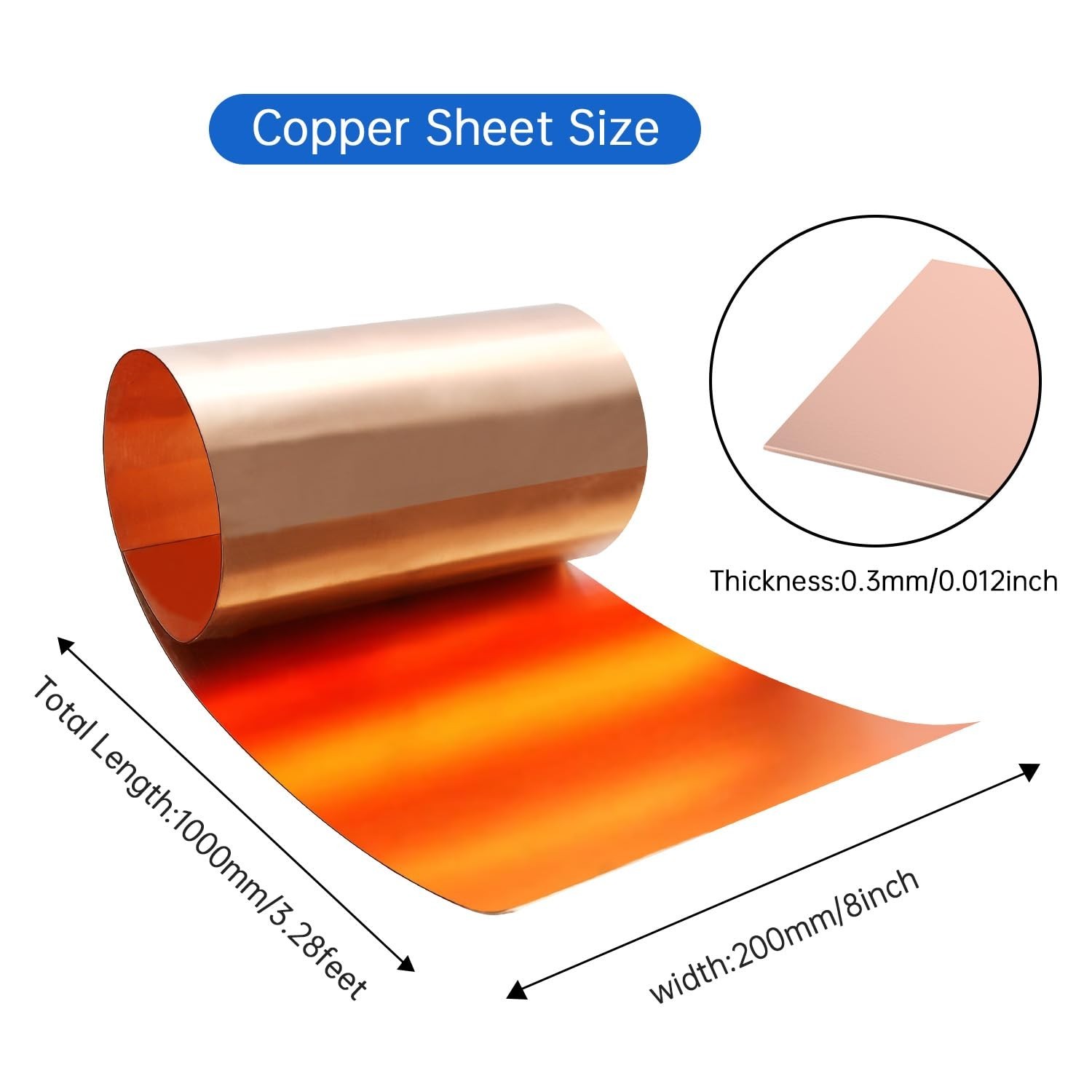 Versatile Copper Roll – Roofing, DIY Projects, Crafts