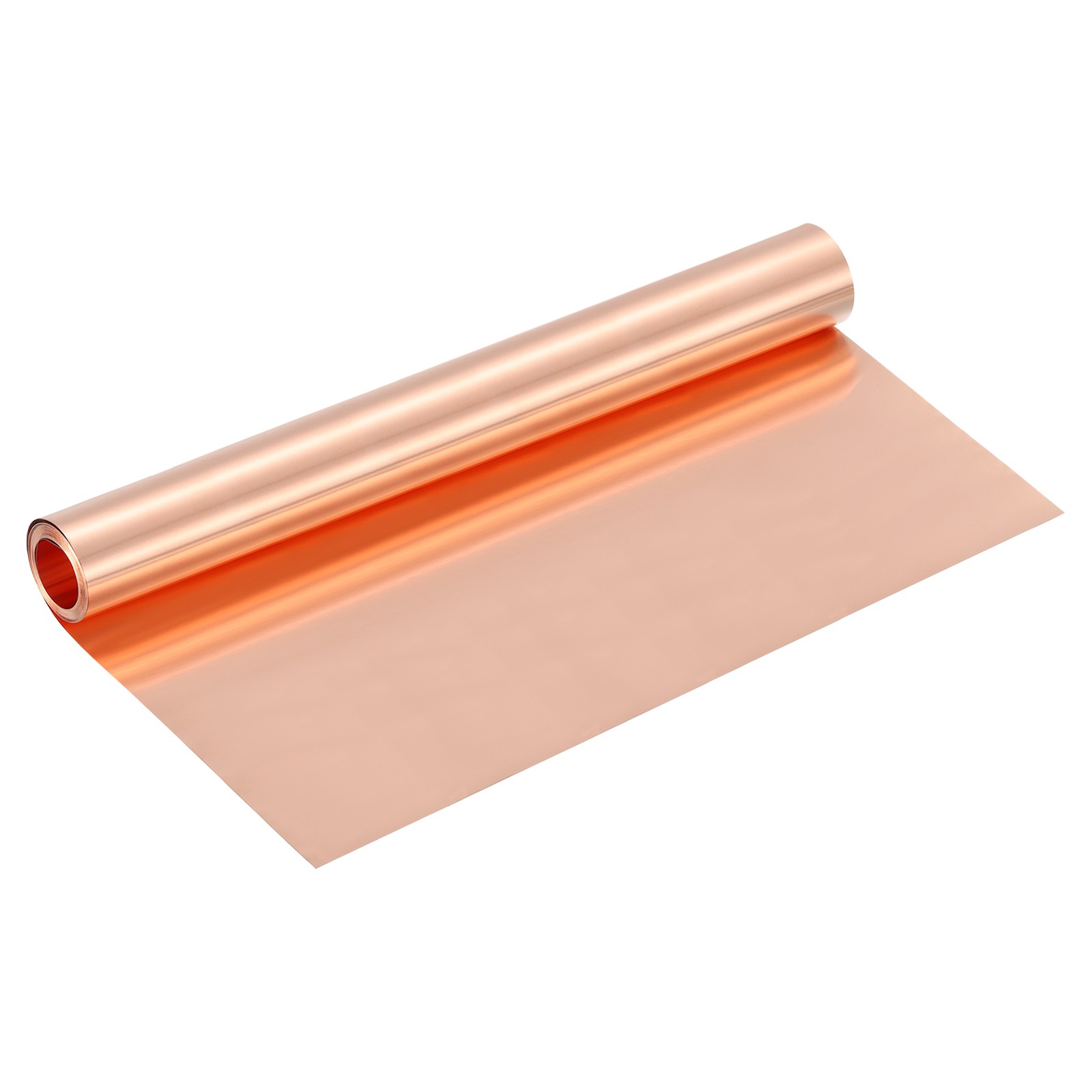 Pure Copper Sheet Roll, 0.15mm 19Ga Thick T2 8Ft x 12in Copper Strip for Craft