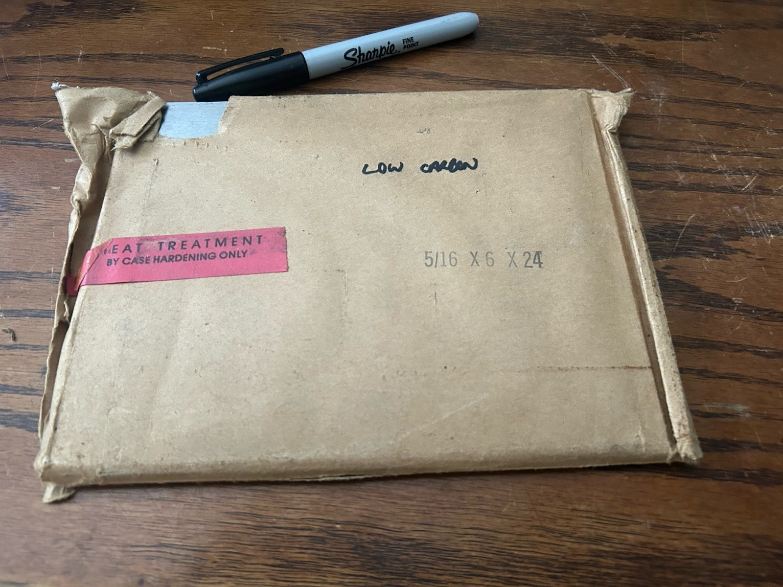 5/16″ x 6″ x 7-3/4″, low carbon steel, CF, general machining flat stock