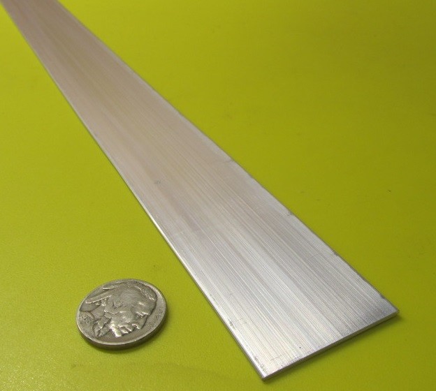 6061 T6 Aluminum Bar, 1/16″ Thick x 1 1/2″ Wide x 24″ Length, 4 Units