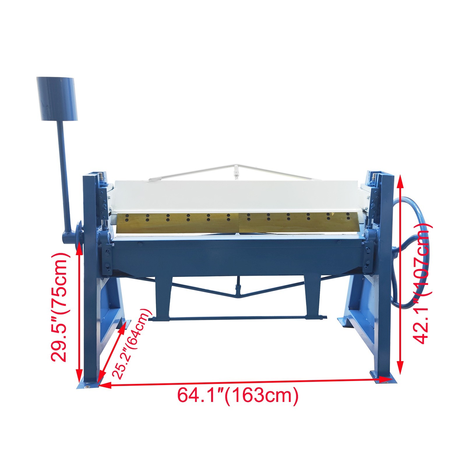 Manual Sheet Metal Bending Machine 1300mm/51” Steel Plates Process Device