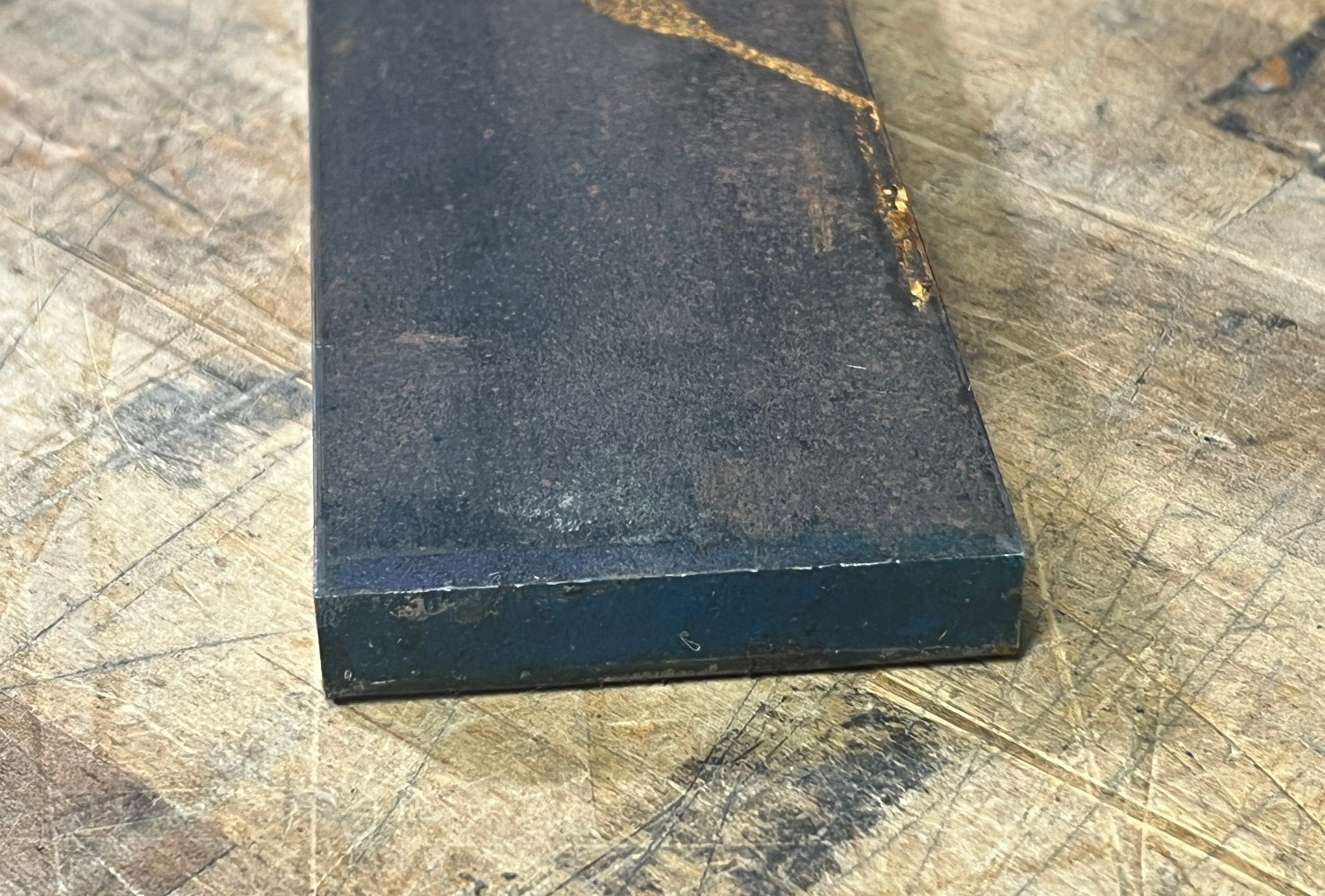 crs 1018 flat bar stock blacksmith anvil work mild steel 28 1/8 x 2 9/16 x 1/2″