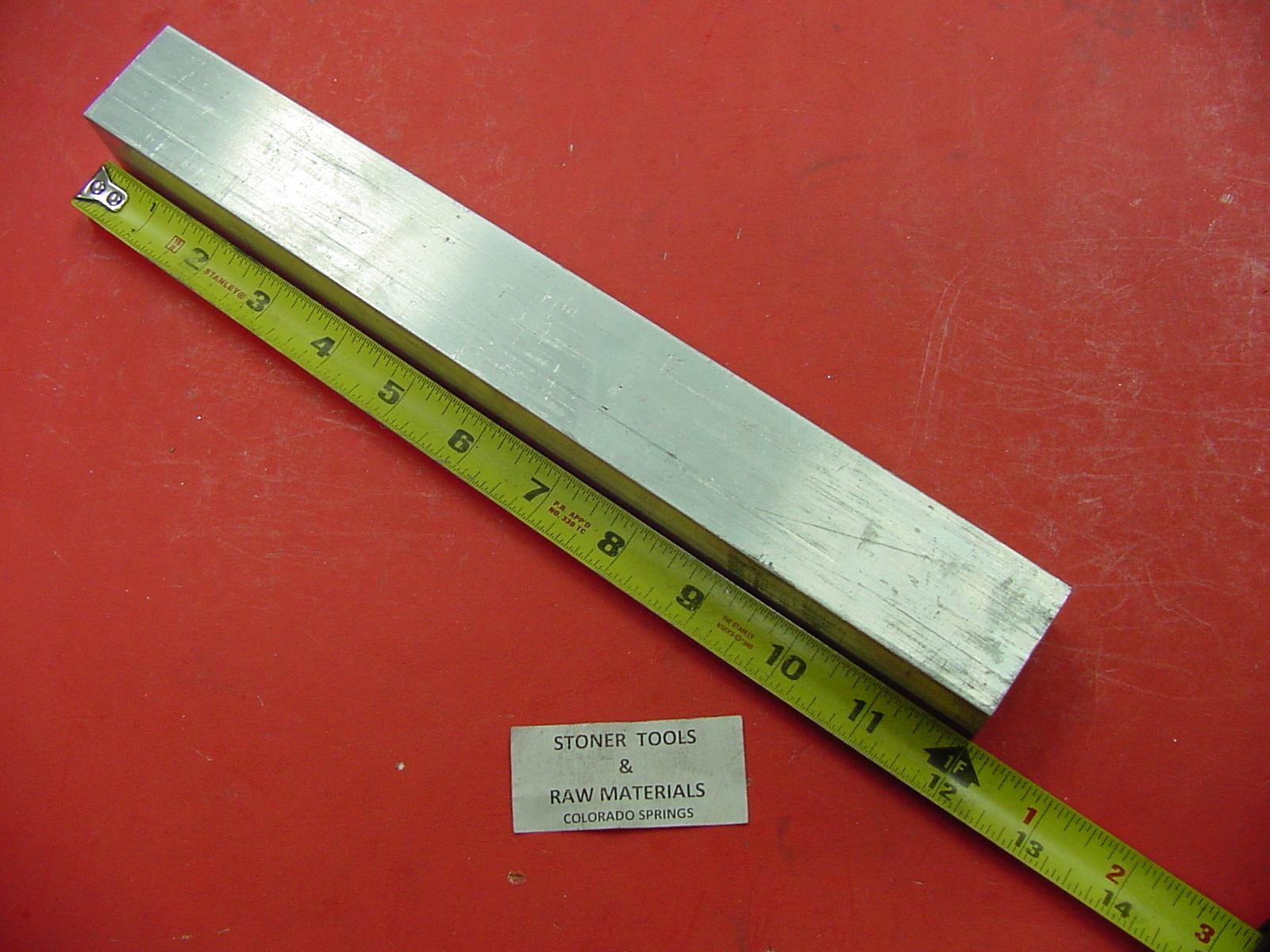1-1/4″x 1-1/2″ ALUMINUM 6061 FLAT BAR 12″ long T6511 Solid Extruded Mill Stock