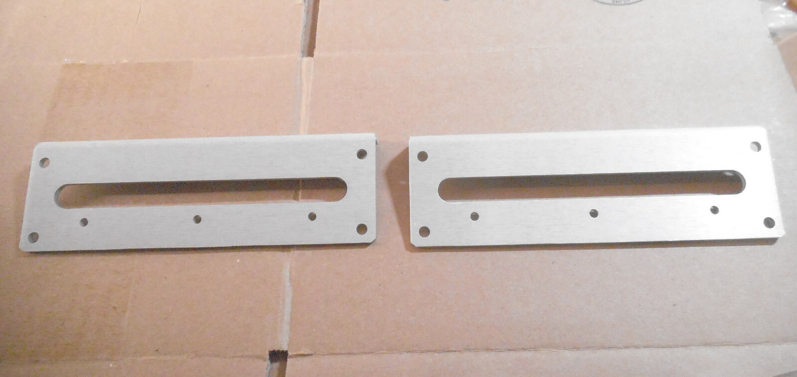 Set of 2 Aluminum L brackets, 6-1/2″ x 2″ x 1/2 ” x point 120″ thick