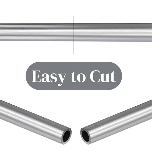 6 Pack 3/4″ OD Steel Tubing, Seamless Round Pipe, Weldable Metal Tube, 12″ Lengt