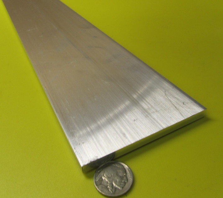 6061 T651 Aluminum Bar, 1/4″ (.250″) Thick x 3.50″ Wide x 60″ Length