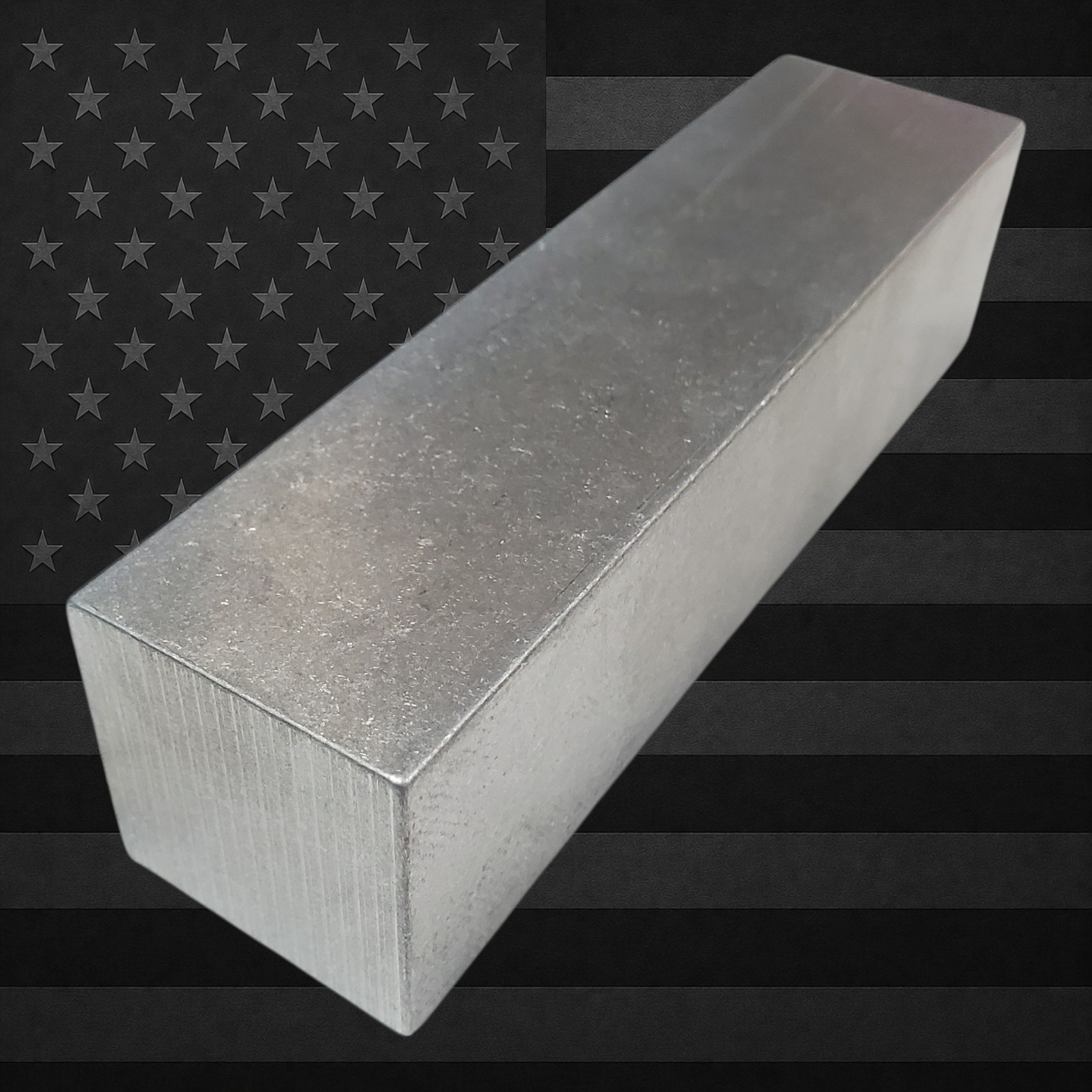 6061 Aluminum Square Bar 1.5″ x 1.5″ x 5.75″ Min Long Solid Billet Tumbled