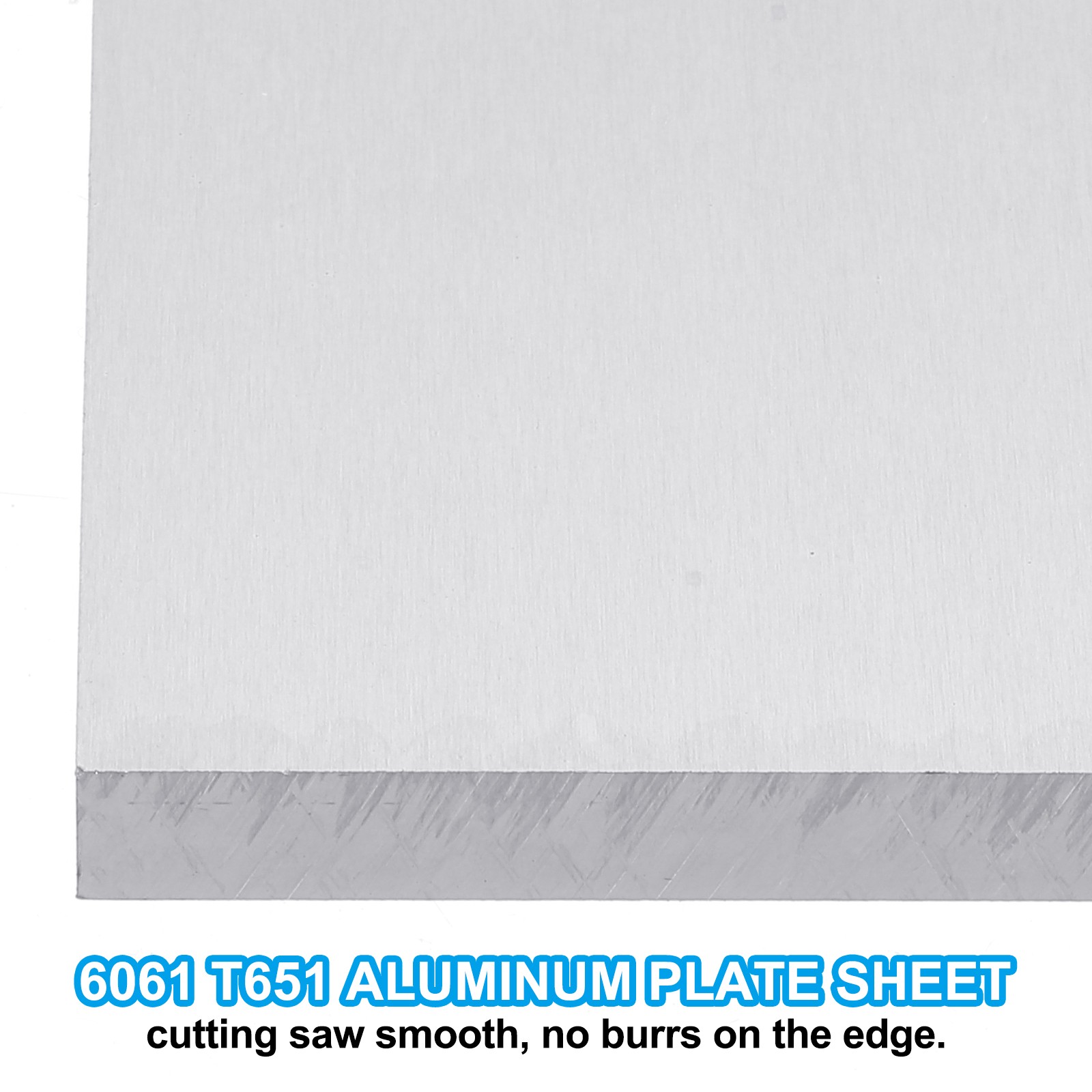 6061 T651 Aluminum Sheet Metal 4 x 6 x 3/8(0.4″) Inch 3Pcs Flat 10MM