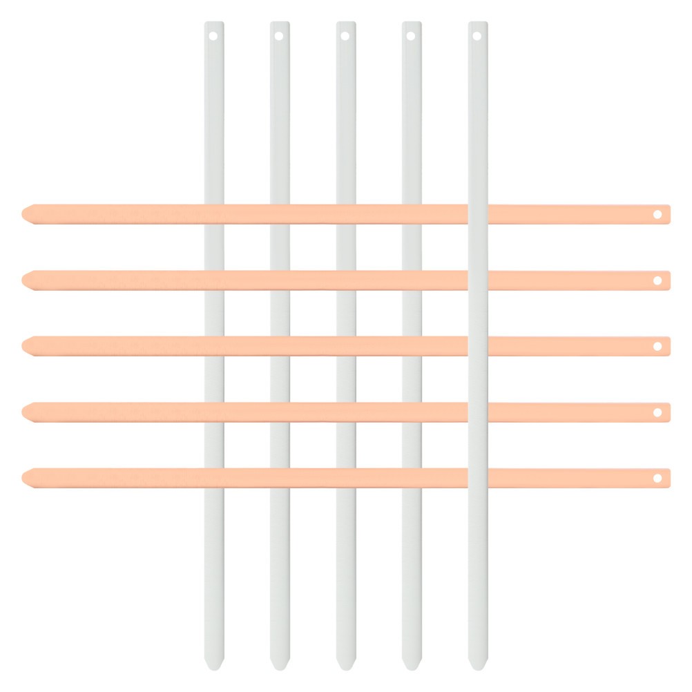 1 Set Reusable Zinc Anode and Copper Strip Kit for Fruit Battery Experiments