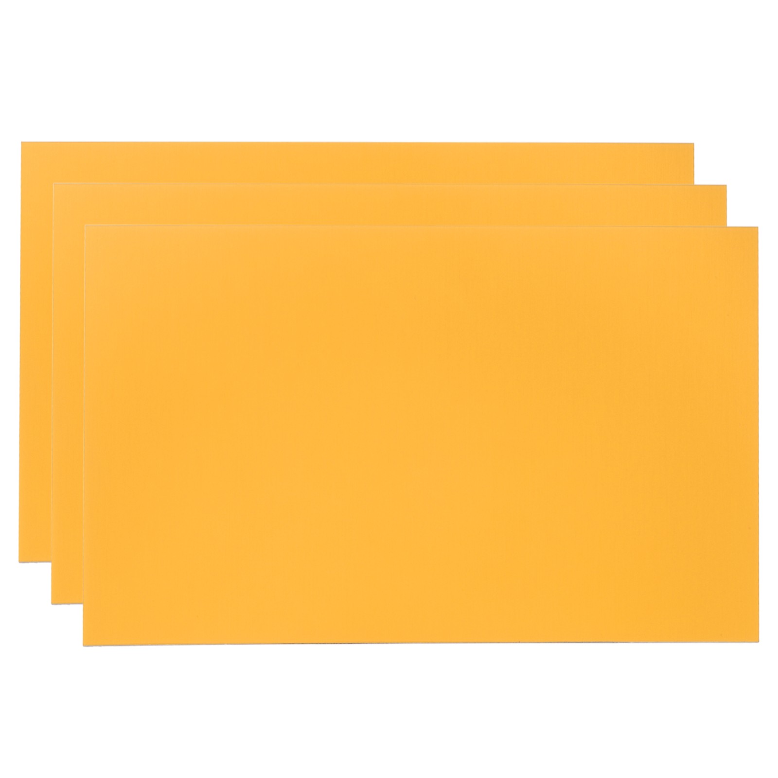 6×10 Inch Anodized Aluminum Sheet Metal, 3Pcs Laser Plates Engraving, Yellow