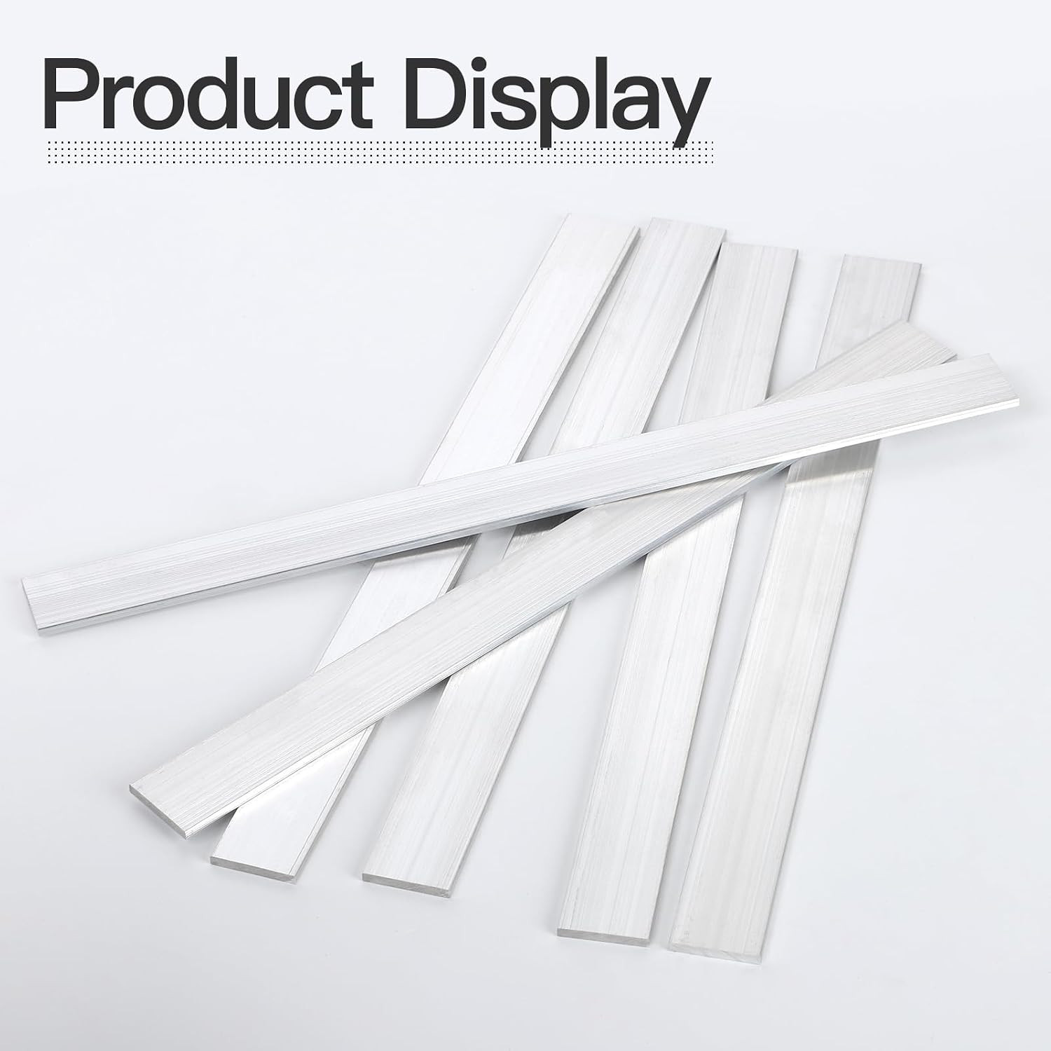 6061 Aluminum Flat Bar 3mm x 25mm 305mm 6 Pieces T6511 Weldable Machinable Mill