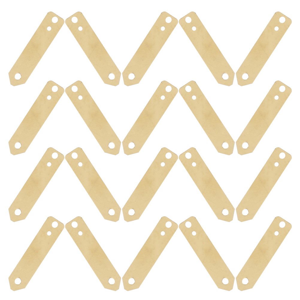 20Pcs Durable Copper Plates Electroplating Strips for Fruit Battery Science Kit