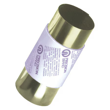 Precision Brand 17971 Shim Stock, Roll, Brass, 150Mm