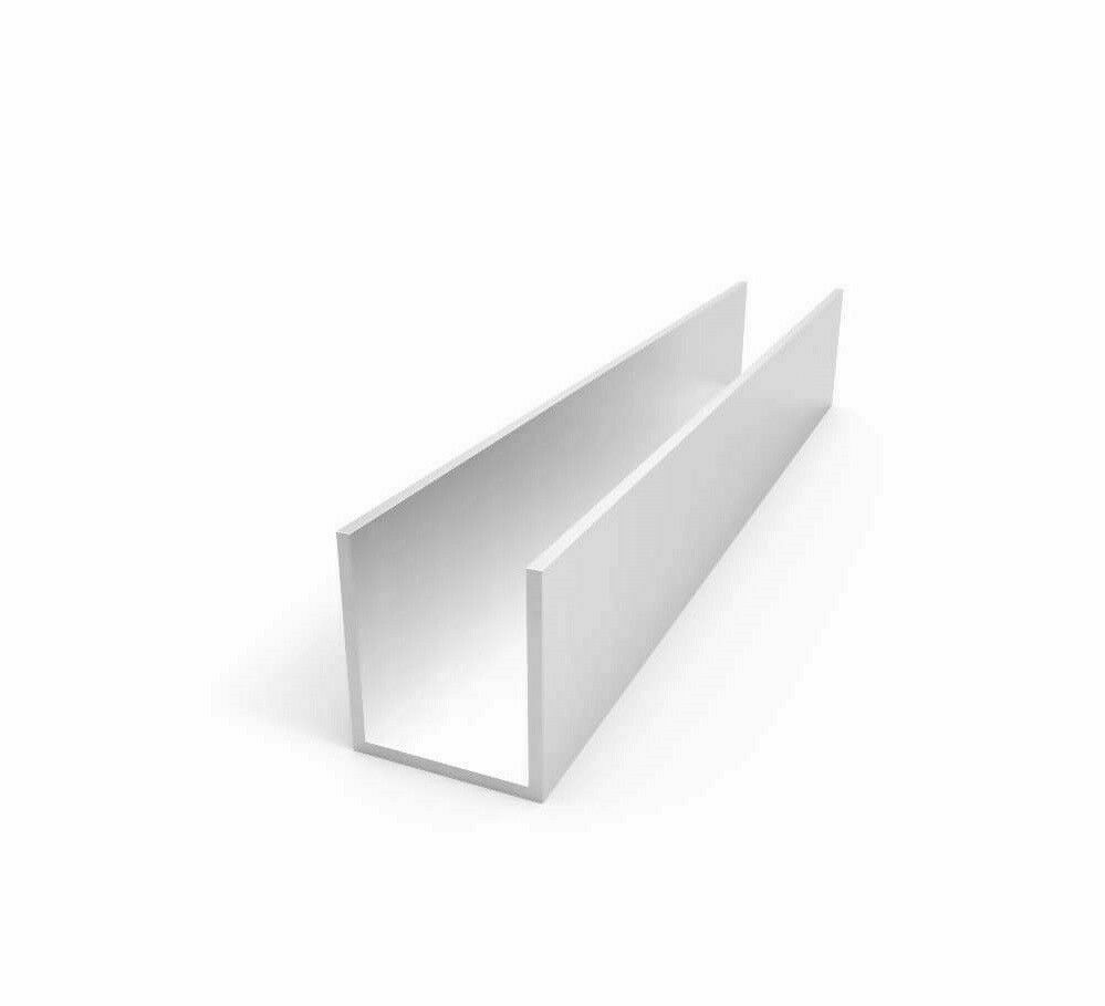 Aluminum Channel 1-1/4″ Leg x 1-1/4″ Base Width x 1″ Inside x 1/8″ Thick x 8 Ft