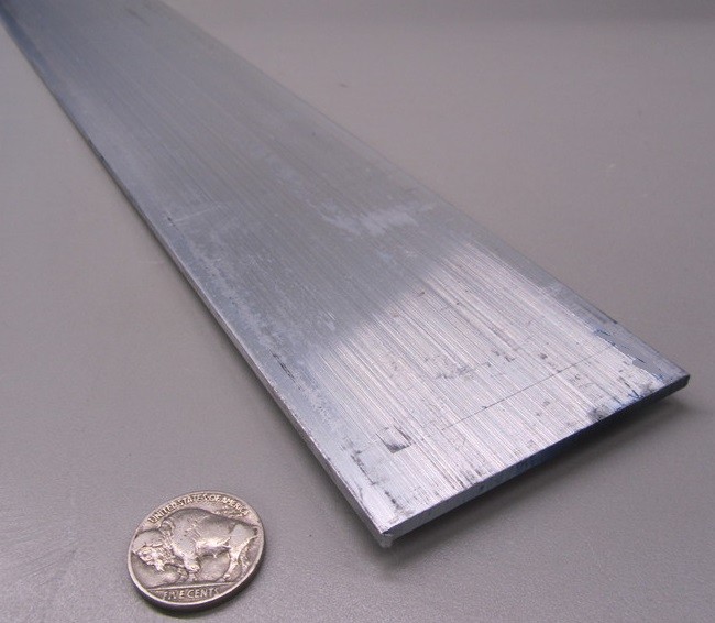 6061 T651 Aluminum Bar, 1/8″ (.125″) Thick x 2 1/2″ Wide x 48″ Length