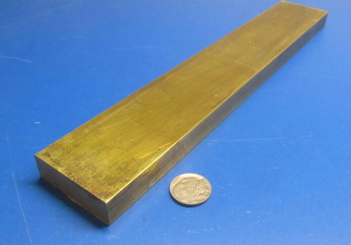 360 Brass Flat Bar 5/8″ Thick x 2.00″ Wide x 12.0″ Length