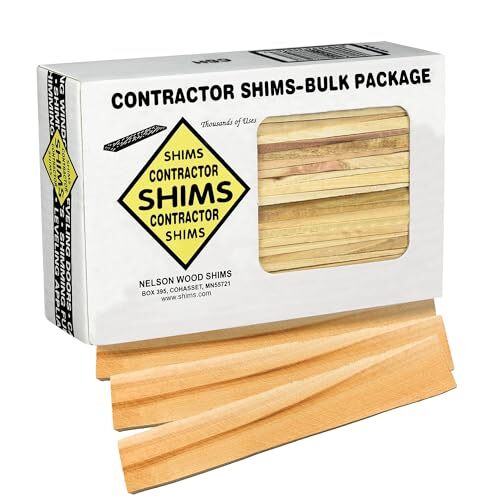 Contractor Grade Carton 56 Count – 8 Inch Beddar Wood Shims