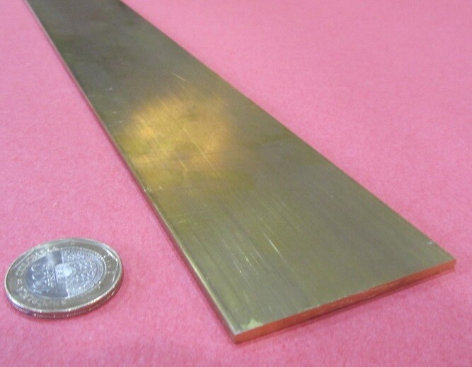 360 Brass Flat Bar 1/8″ Thick x 2 1/2″ Wide x 48.0″ Length