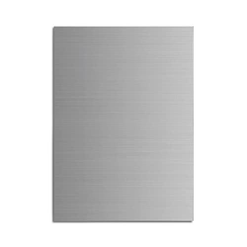 Aluminum Sheet Metal 5052H32 12x17x1/4 in Plate Protective Film