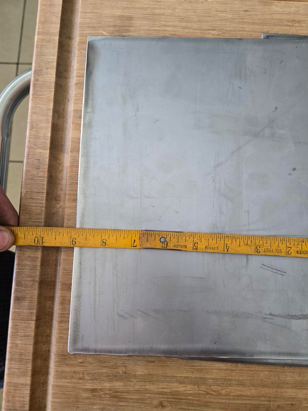 18 Gauge Steel Sheet Metal Cold Rolled 9 “W X 11 L IN (4 pc)