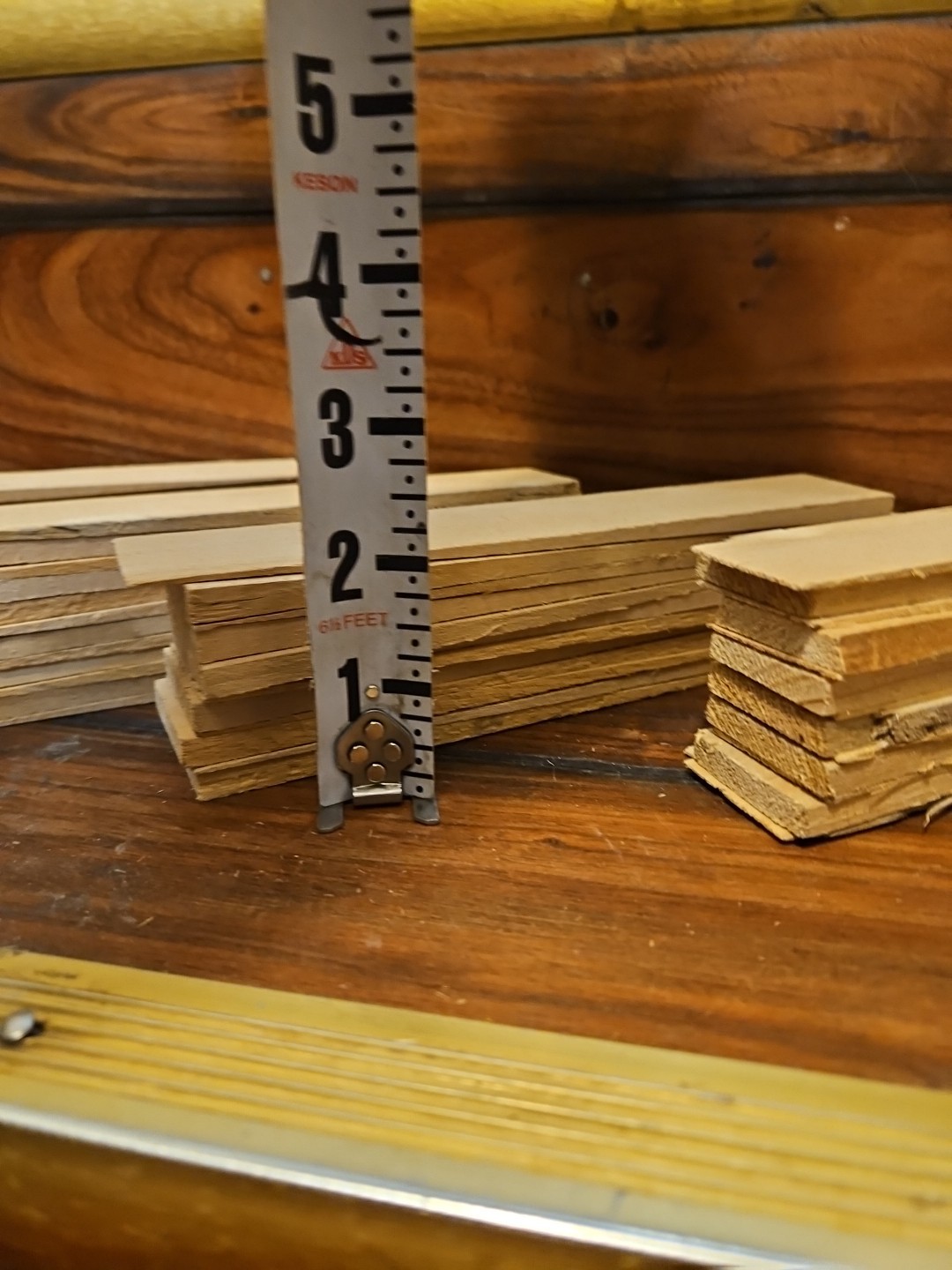DIY Bundle Of 60 Wood Shims 8-Inch Shims, High Performance Natural Wood,