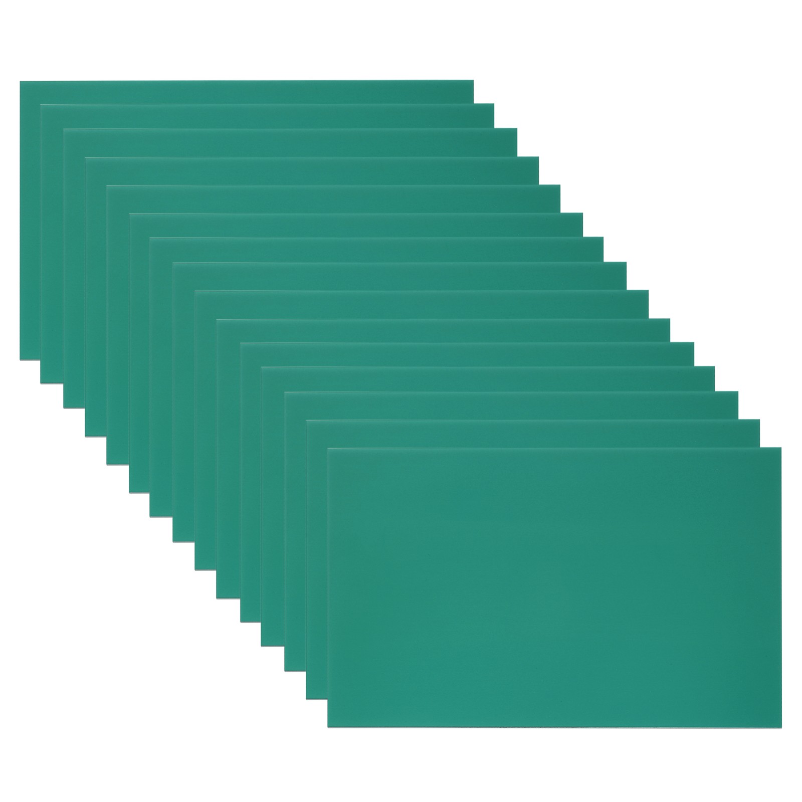 5×8 Inch Anodized Aluminum Sheet Metal, 15Pcs Laser Plates Engraving, Green