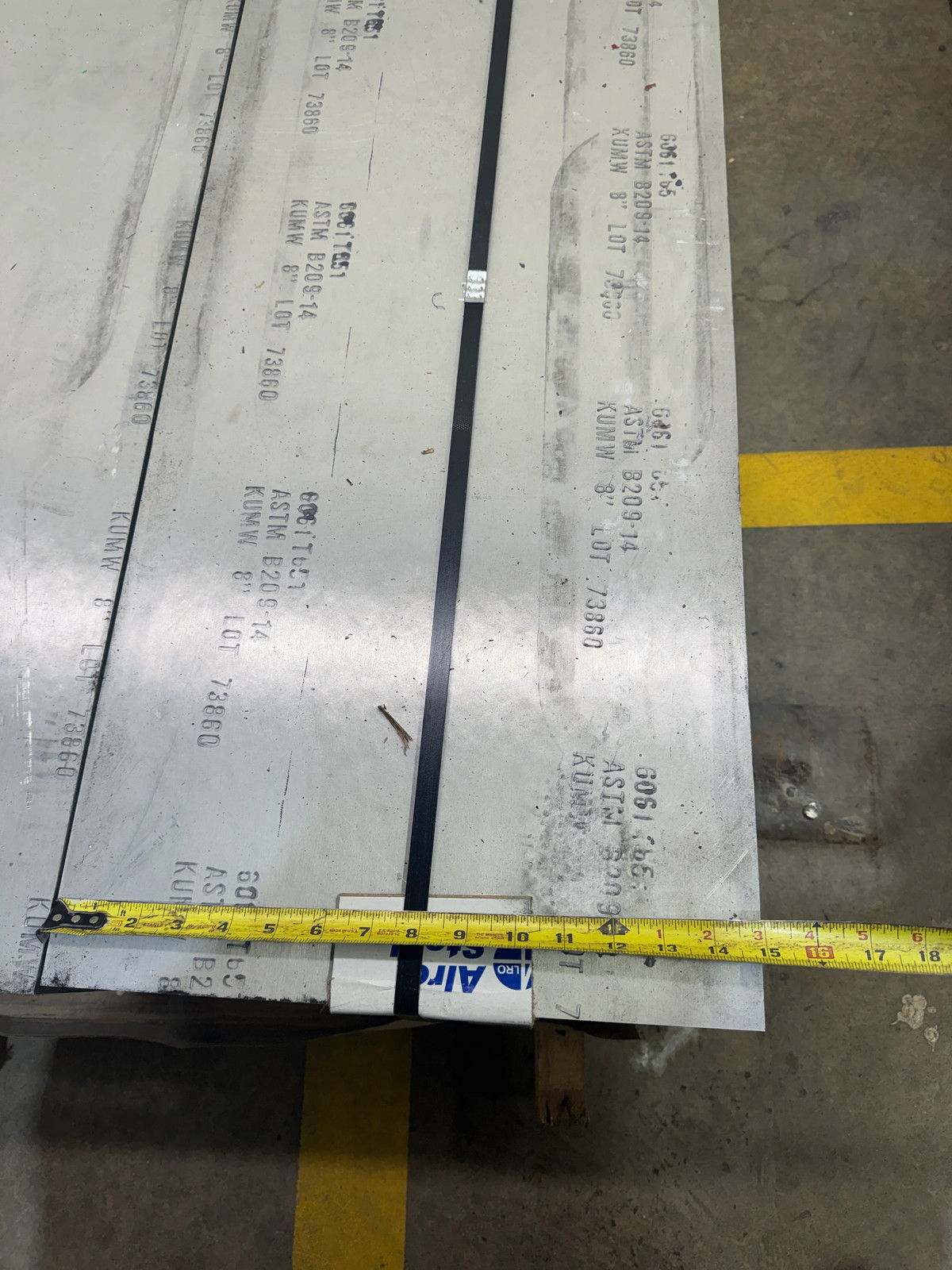 Alro Steel Aluminum Plate 6061-T651