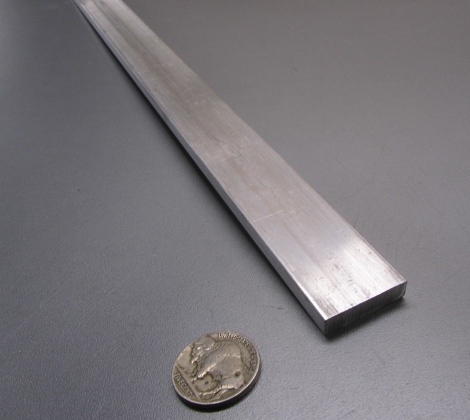 6061 T651 Aluminum Bar, 1/4″ (.250″) Thick x 1.0″ Wide x 60″ Length