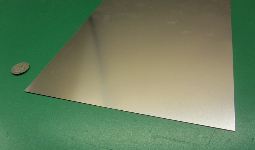 301 Stainless Steel Sheet Shim, .008″ (+/-.0004″) x 8.0″ x 12″