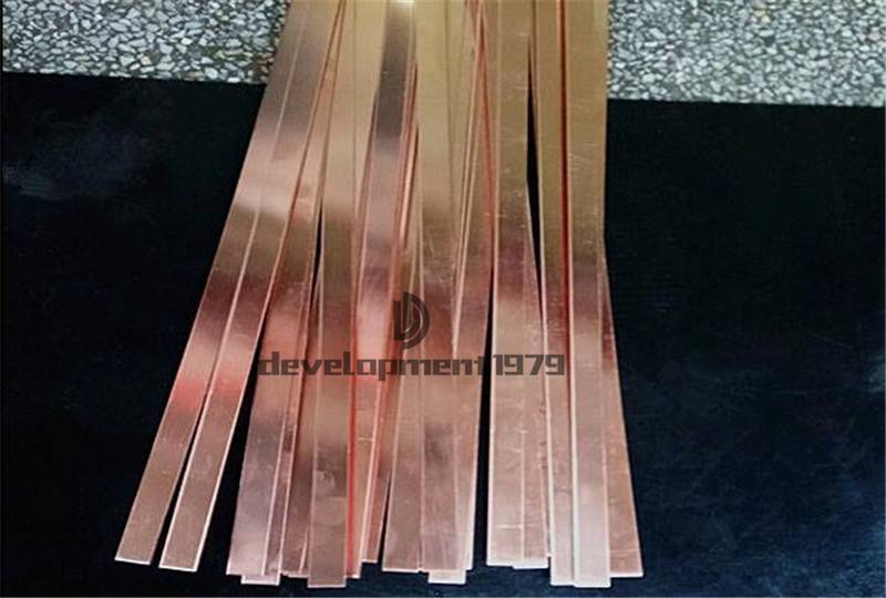 1pcs NEW 3mm x 40mm x 500mm 99% Copper T2 Cu Metal Flat Bar Plate
