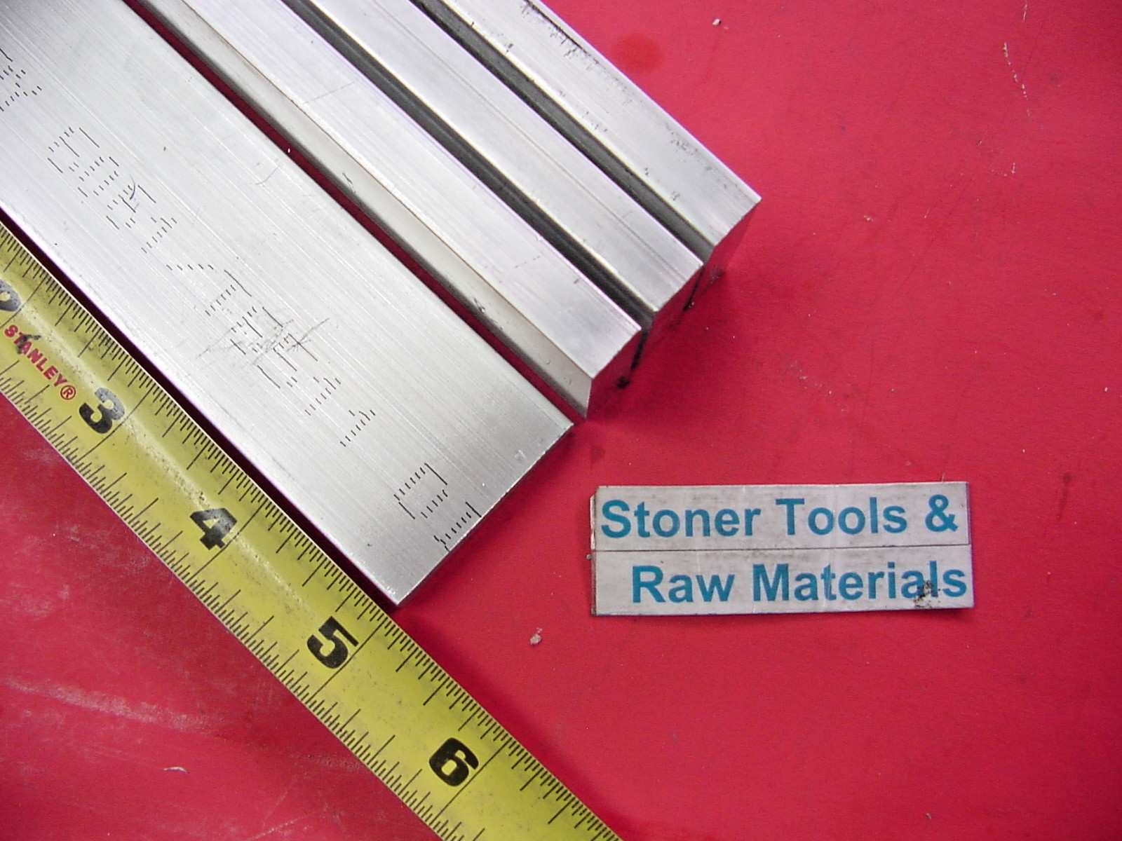 8 Pieces 1/2″ X 1-3/4″ ALUMINUM 6061 FLAT BAR 5″ long Solid Extruded Mill Stock