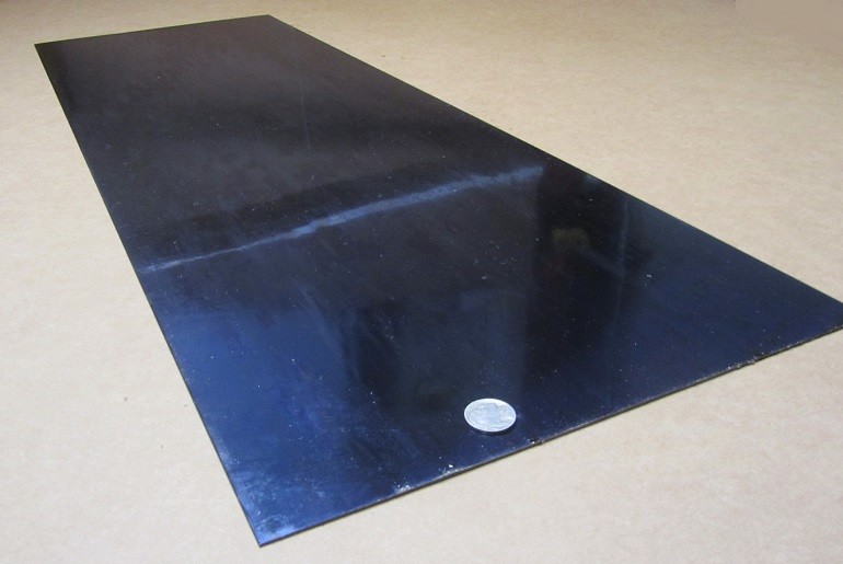 1095 Hard Blue Tempered Spring Steel Shim .050″ Thick x 12.375″ Width x 36″ Long