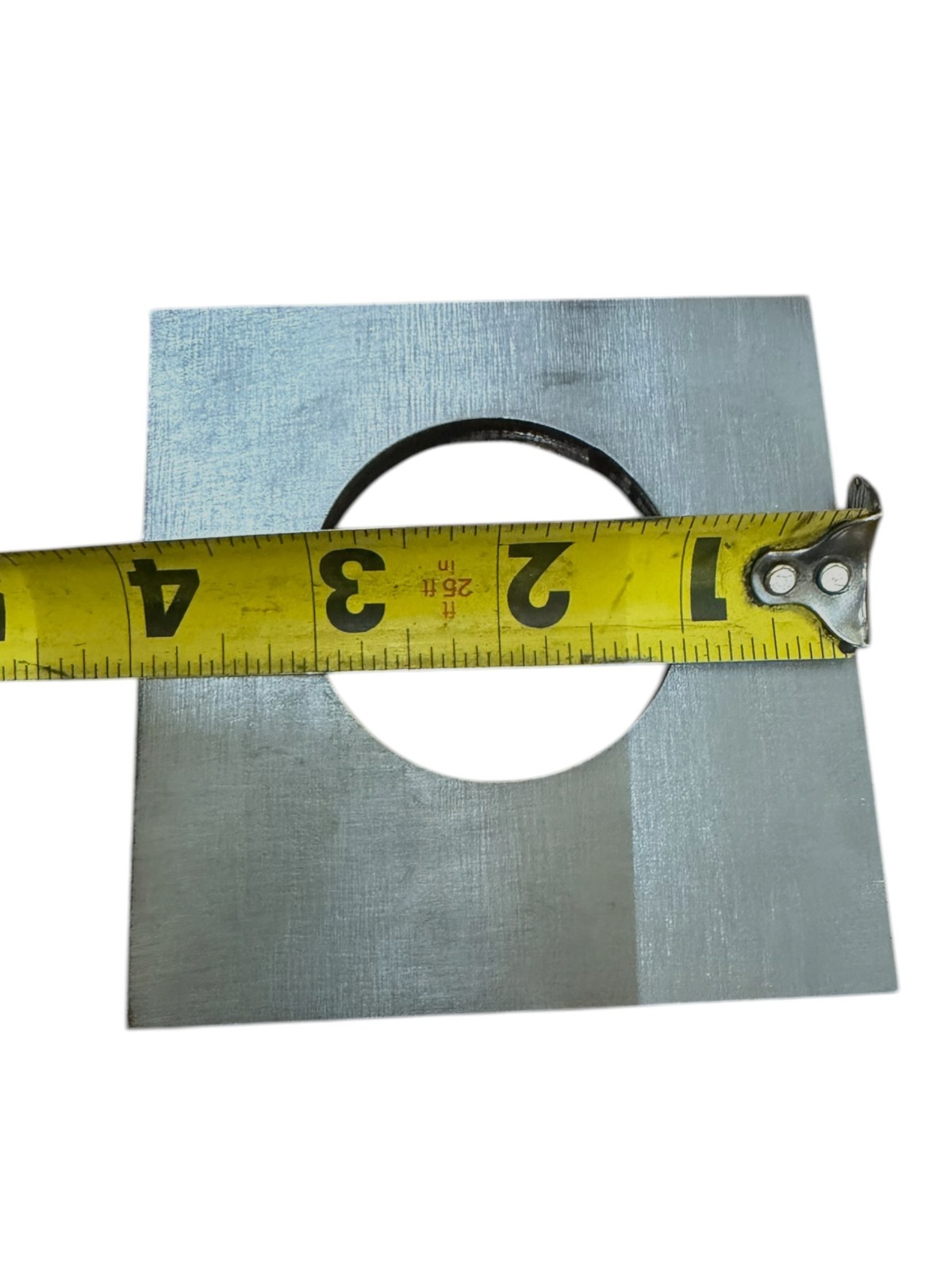(4) 4″x4″ Plates with 2in Offset Hole 3/8 Plate