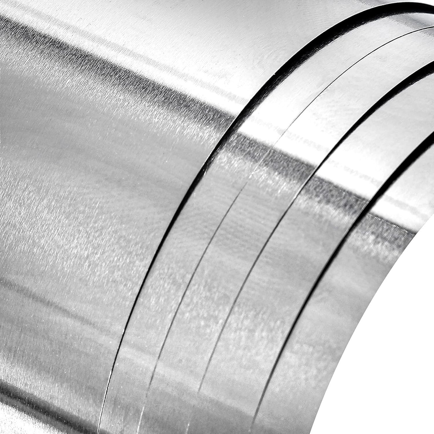 uxcell 0.1x200x1000mm 304 Stainless Steel Roll 0.1x200x1000mm, Silver Tone