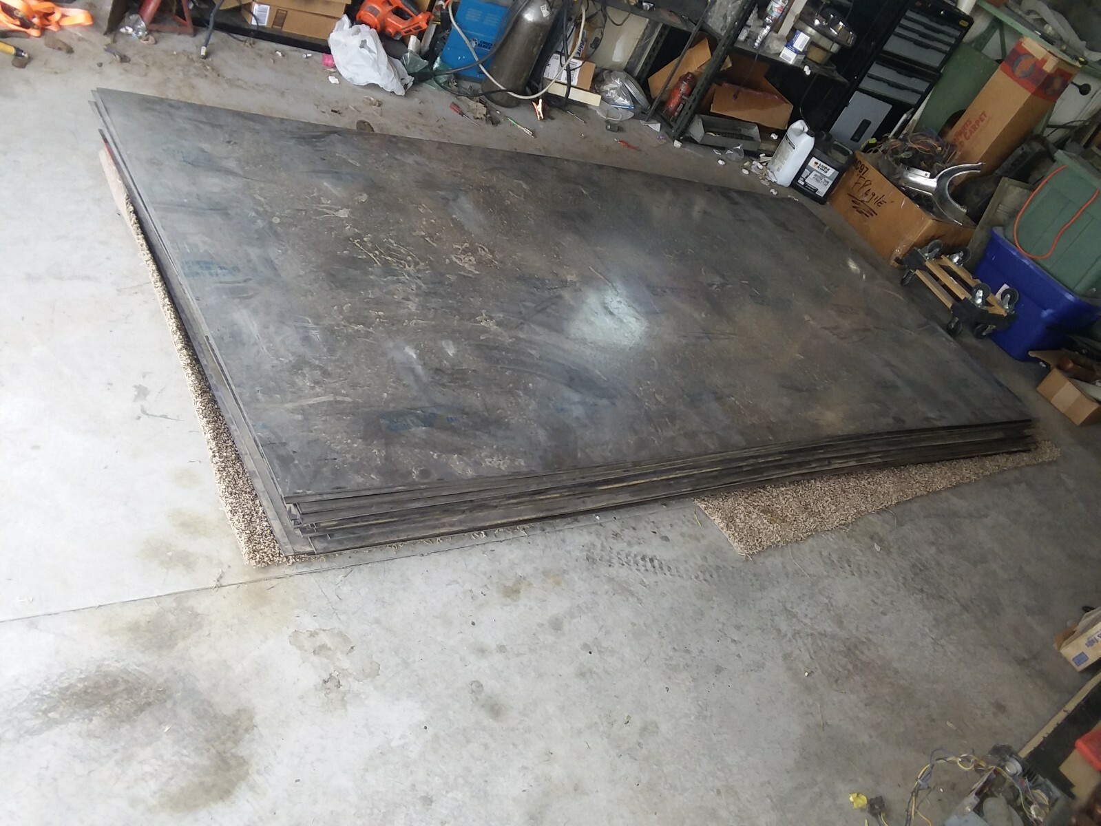 6AL-6V-2SN TITANIUM SHEET 116″x55″x.15″thick AEROSPACE FULL LARGE SHEET
