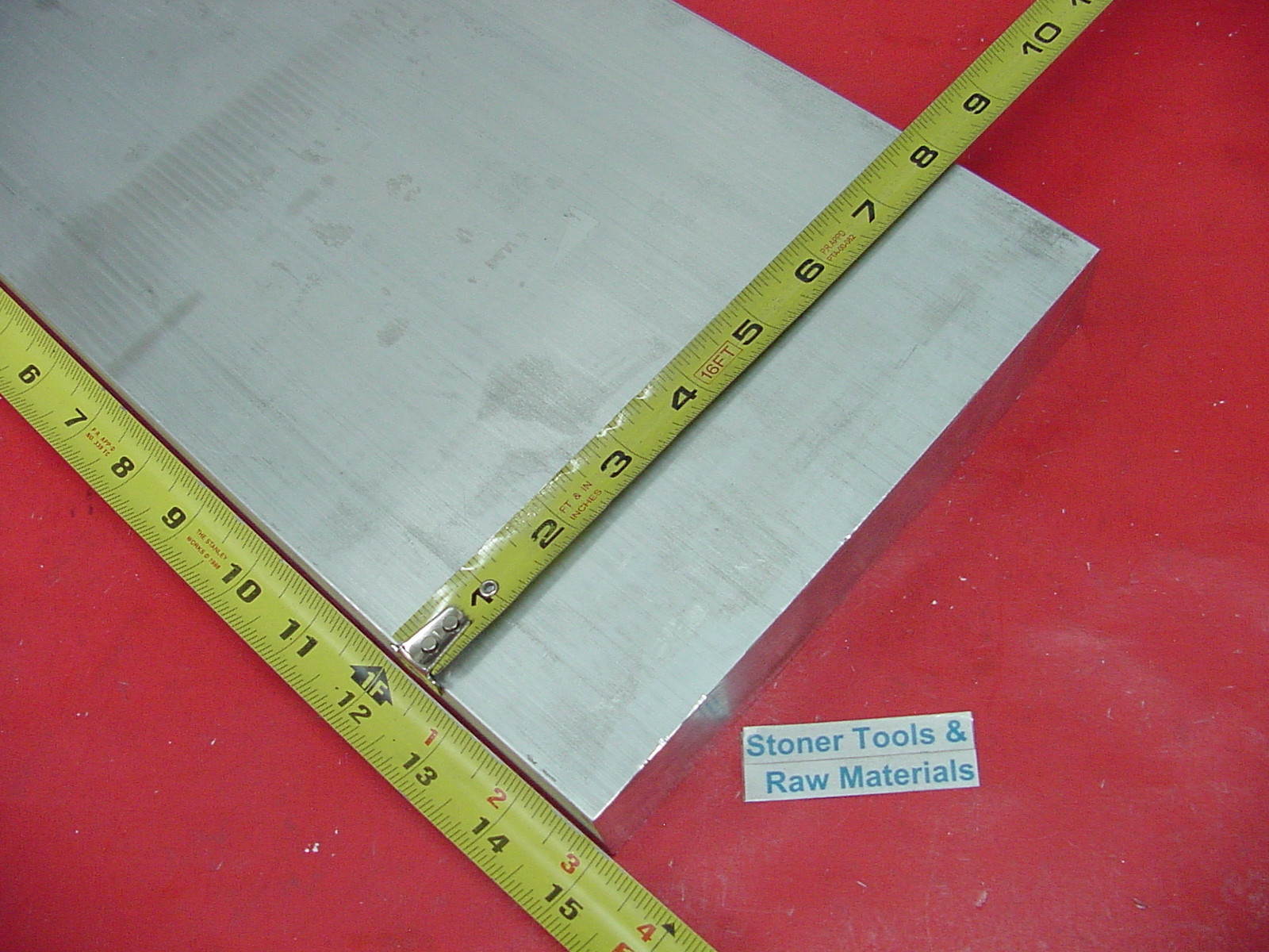 2″ X 8″ ALUMINUM 6061 FLAT BAR 15″ long Solid T6511 Extruded Mill Stock New