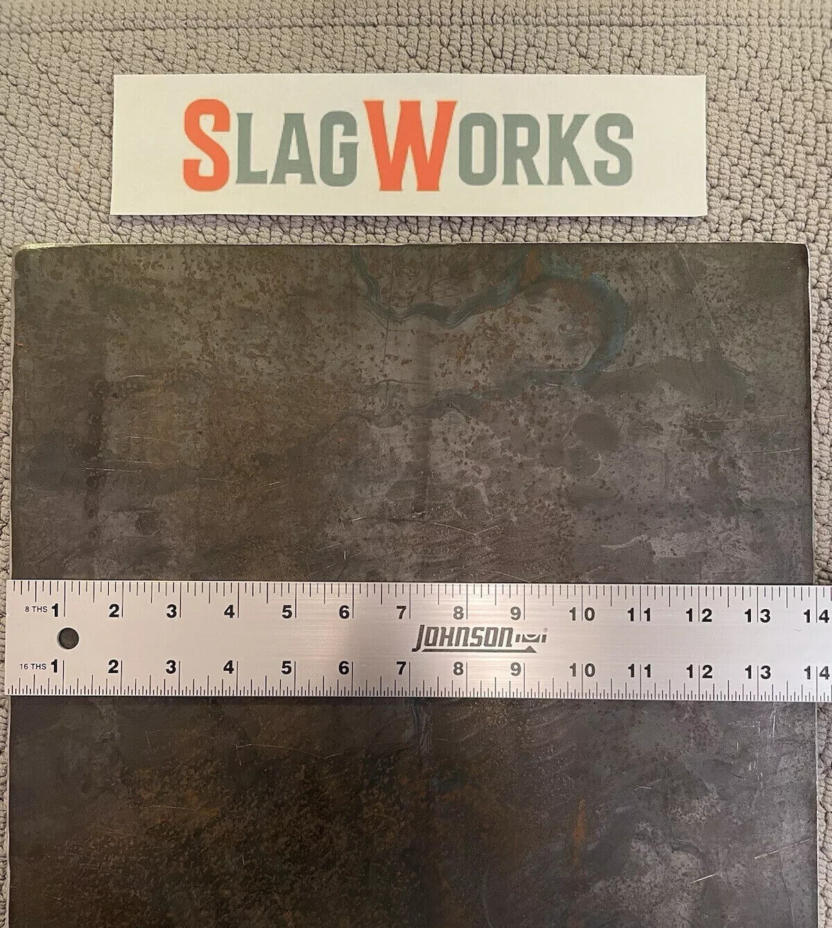 1/2x10x14 inch steel plate 10”x14” A36 Hot Roll Flat .5″ Thick