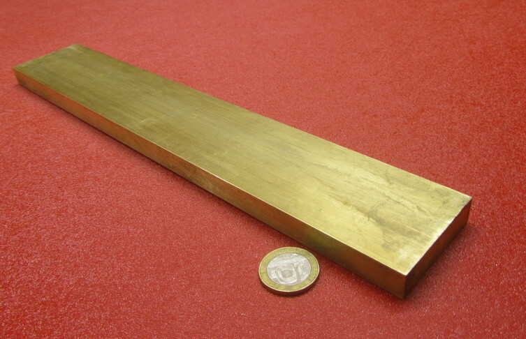 360 Brass Flat Bar 1/2″ Thick x 2.0″ Wide x 12.0″ Length