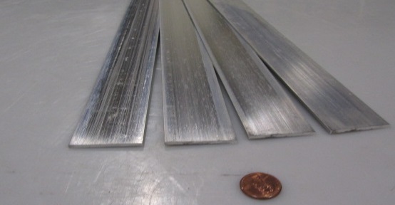 6061 T6 Aluminum Bar, 1/16″ Thick x 1 1/2″ Wide x 36″ Length, 4 Units