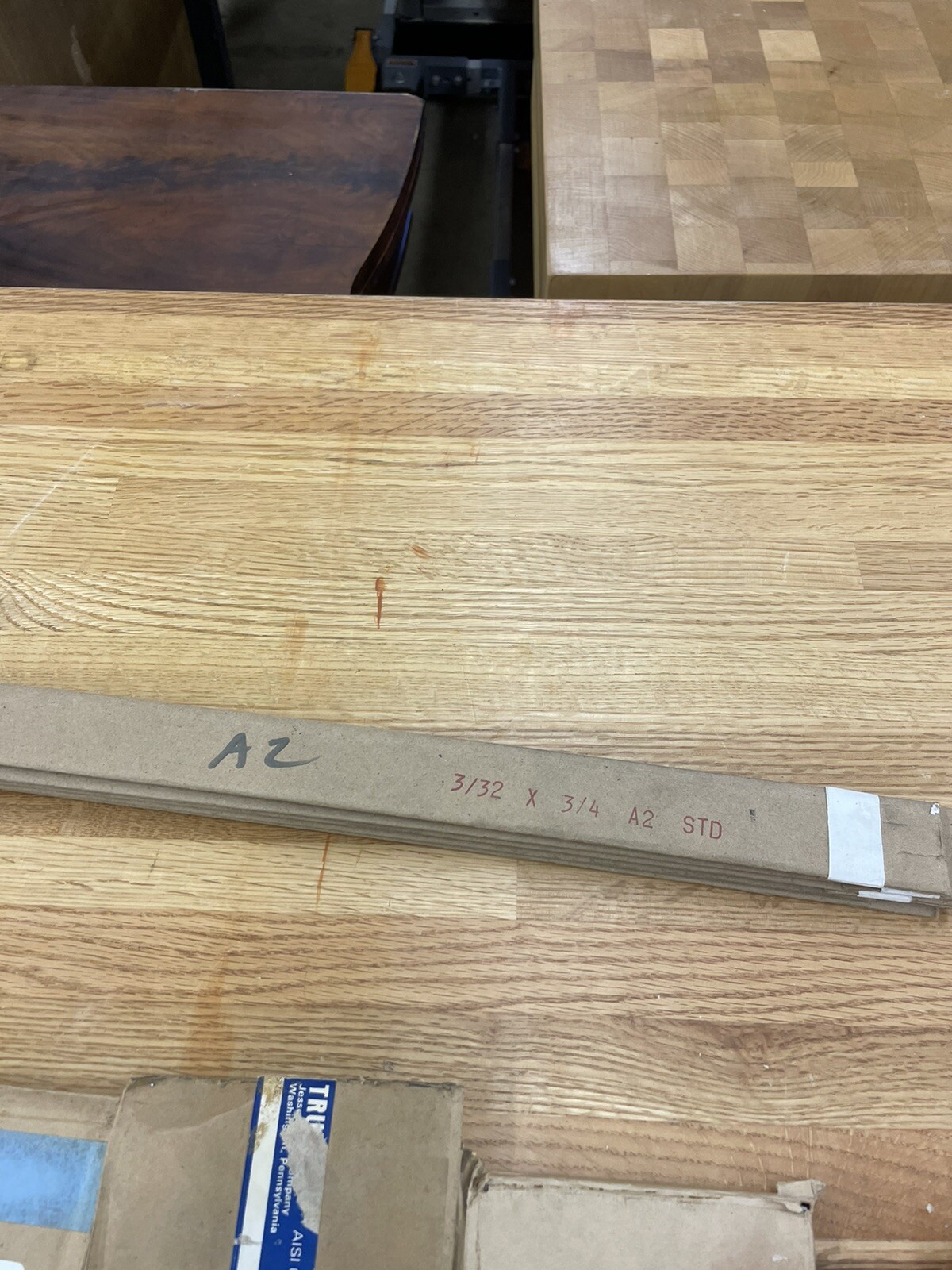3/32″ X 3/4″ X 18″ REGULAR air hardening tool steel flat stock