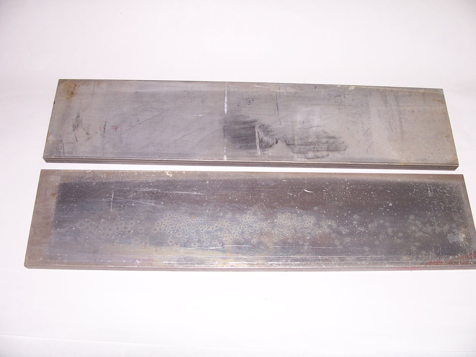 (2) 17-1/2 x 4 x 1/2″ 2024 High Strength Aluminum Bars Alcoa 225/6