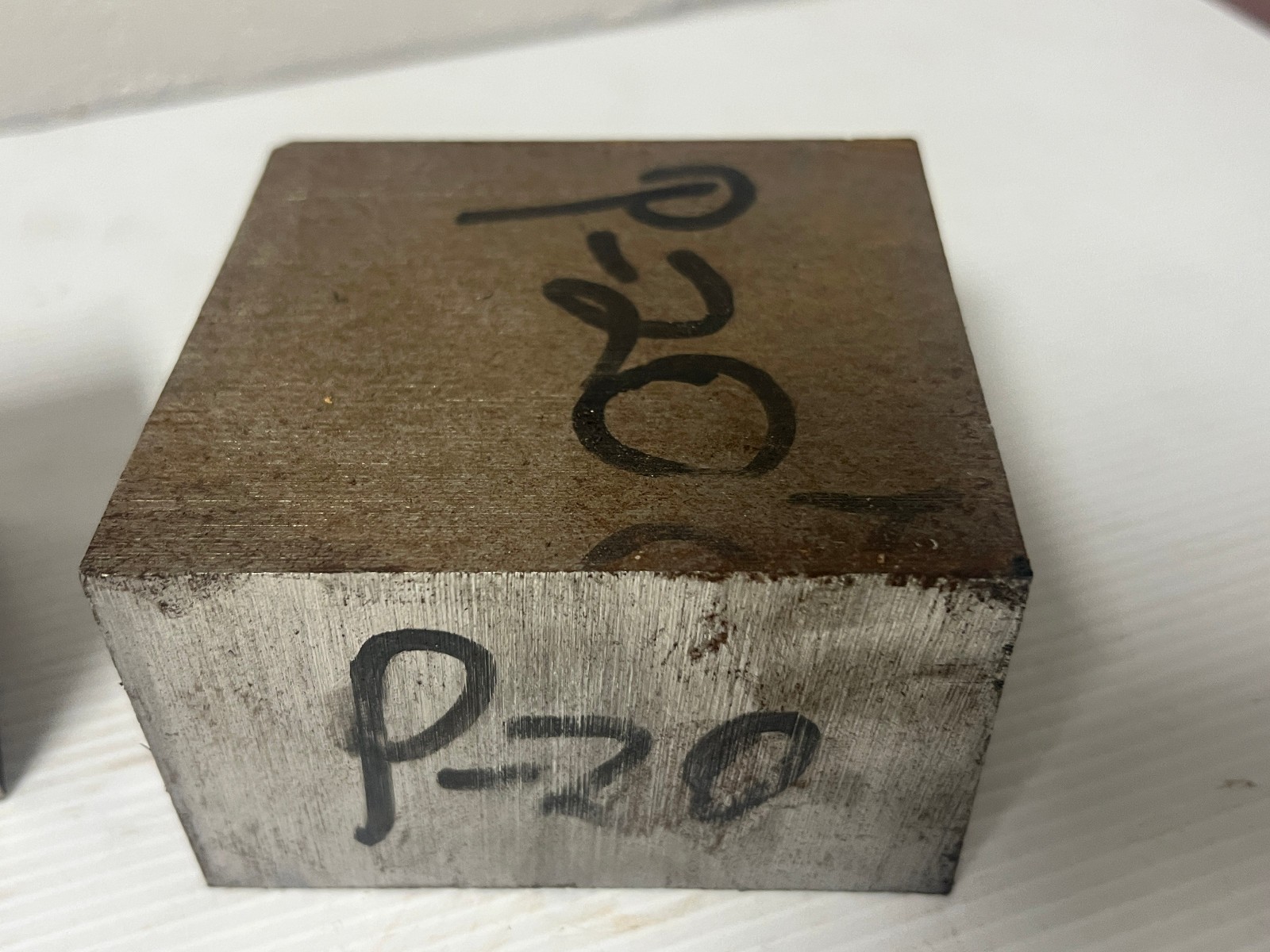 P20 tool steel lot cut offs 3 1/2 x 3 5/8 x 2 1/4 – 4 1/4 x 2 1/2 x 1 7/8